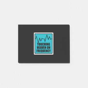 Music Touching Heaven On Frequency Post-it Notes