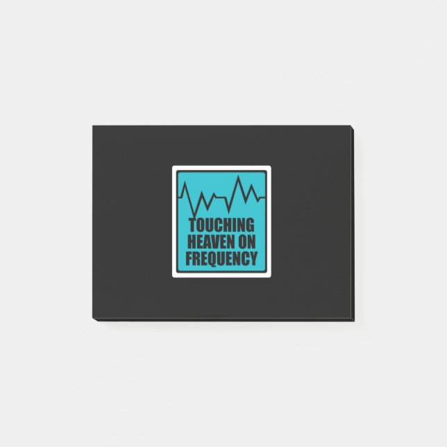 Music Touching Heaven On Frequency Post-it Notes (Front)