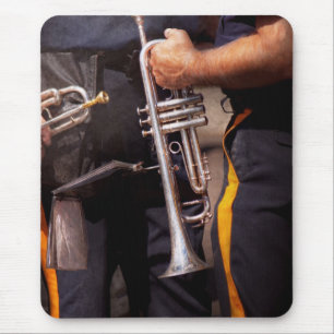 Music - Trumpet - Police marching band Mouse Pad