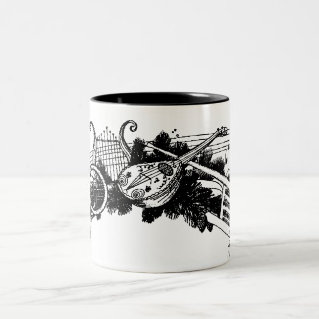 Music Two-Tone Coffee Mug (Center)