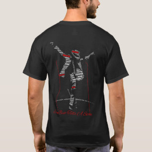 Music Typography Art Modern Music Lover Design T-Shirt