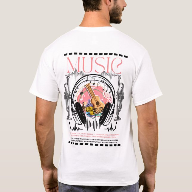Music Vibes T-Shirt (Back)