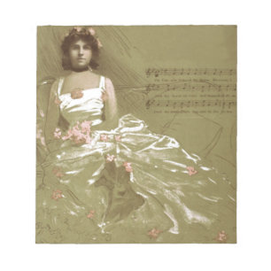 music victorian notepad