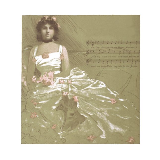 music victorian notepad (Front)
