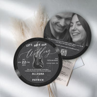 Music Vinyl All One Photo QR Rock Our Wedding