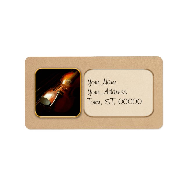 Music - Violin - The classics Label (Front)