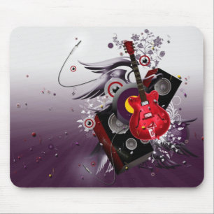 music-wallpaper mouse pad