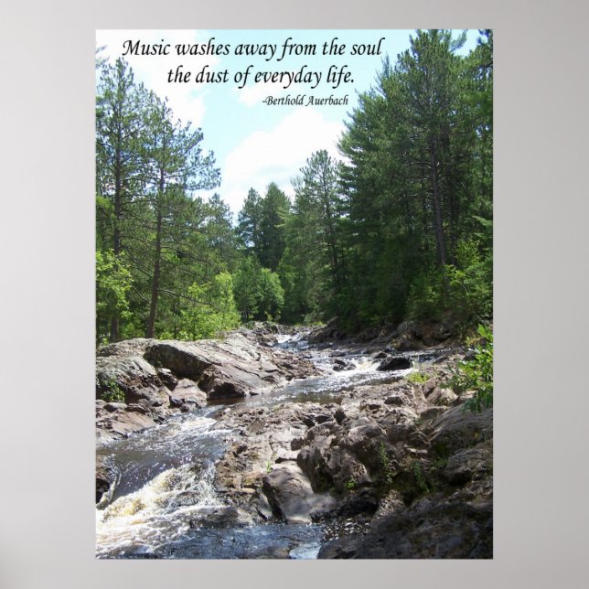 Music Washes The Soul Poster (Front)