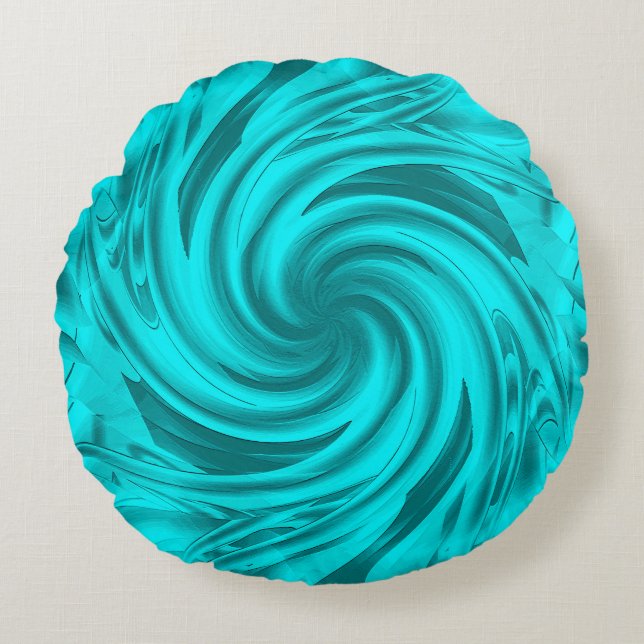 Music waves.... round cushion (Front)