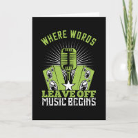 Music - Where Words Leave Off Music Begins