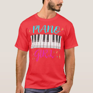 Music Women Gift Piano Girl Pianist T-Shirt