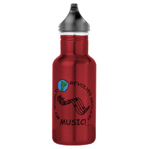 Music - World Revolves Around 532 Ml Water Bottle