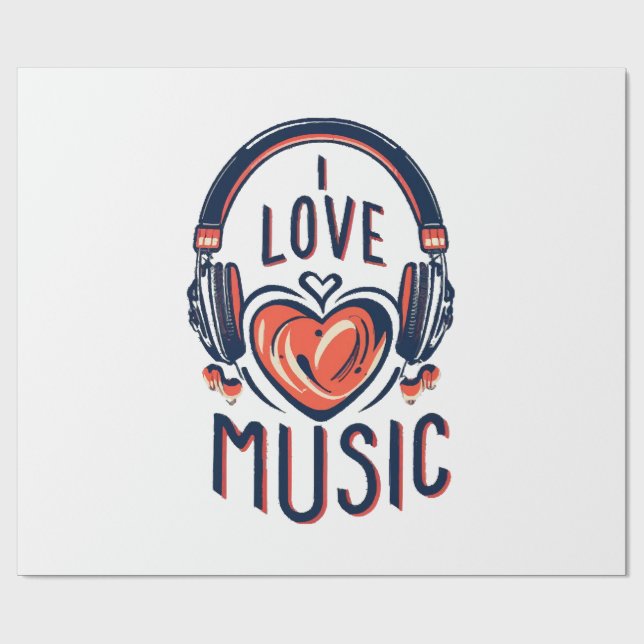 music  wrapping paper (Flat)