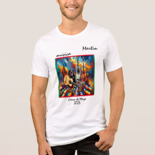 "Musica" Customisable Tri-Blend Shirt