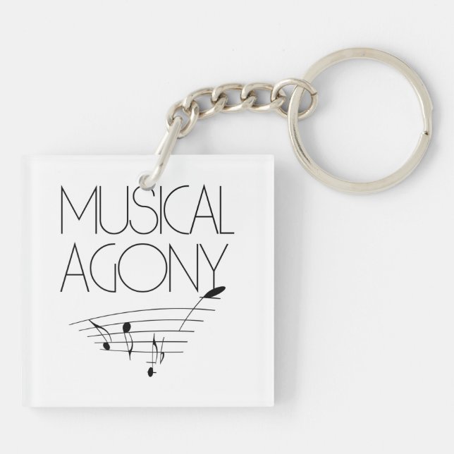 Musical agony key ring (Back)