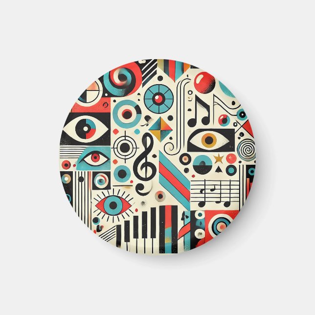 Musical and Artistic Elements Magnet (Front)