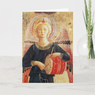 MUSICAL ANGEL HOLIDAY CARD