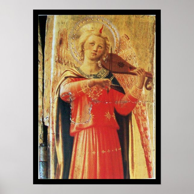 MUSICAL ANGEL IN RED AND GOLD POSTER (Front)