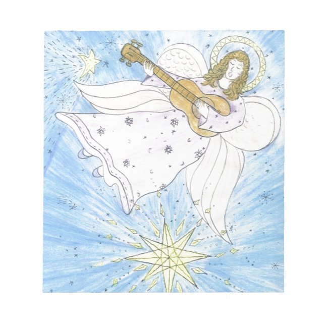 Musical Angel Notepad (Front)