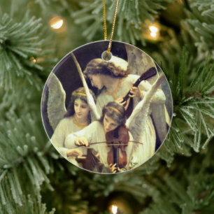 Musical Angels Ceramic Ornament