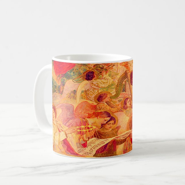 Musical Angels Coffee Mug (Front Left)