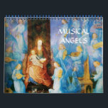 MUSICAL ANGELS  FINE ART COLLECTION   2016 CALENDAR<br><div class="desc">Angels making music, classic Renaissance and Gothic music angel paintings collection with Florentine floral motifs and Bright 3D red blue gemstones. Cover :Flamand school 16.c. 1. Melozzo da Forli 1480 2. Fra Beato Angelico 1437 3. Melozzo da Forli 1480 4. Fra Beato Angelico 1437 5. Jan Van Eyk 1426 6....</div>