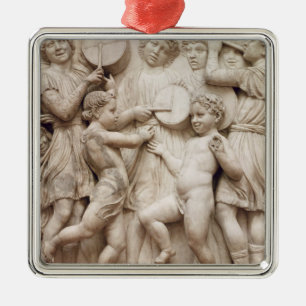 Musical angels, relief from the Cantoria Metal Ornament