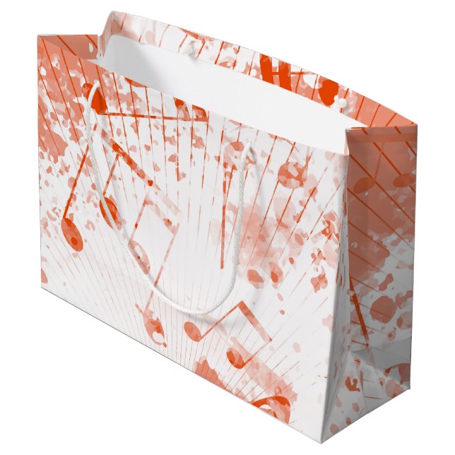 Musical Atmosphere 3 Large Gift Bag (Back Angled)