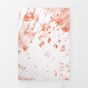 Musical Atmosphere 3 Tri-Fold Holiday Card