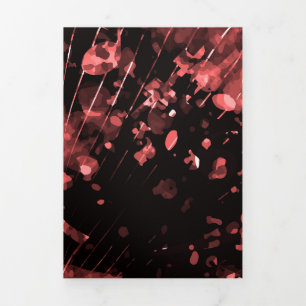 Musical Atmosphere 4 Tri-Fold Holiday Card