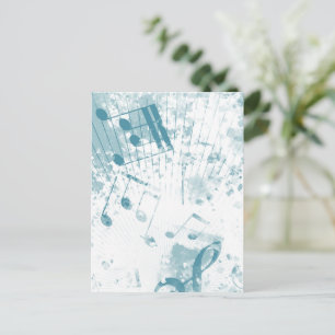 Musical Atmosphere 5 Holiday Postcard