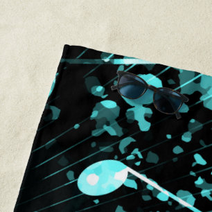 Musical Atmosphere 6 Beach Towel