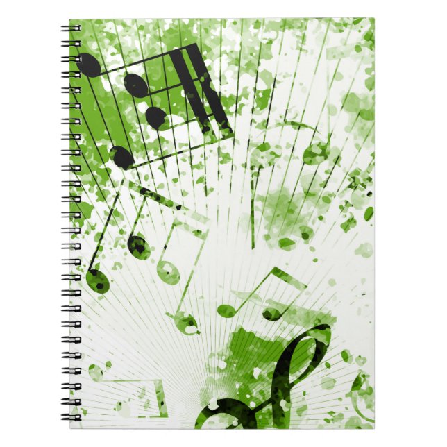 Musical Atmosphere 7 Notebook (Front)