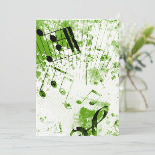 Musical Atmosphere 7 Thank You Card