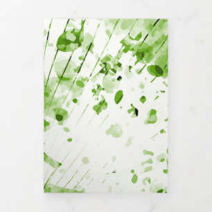 Musical Atmosphere 7 Tri-Fold Holiday Card