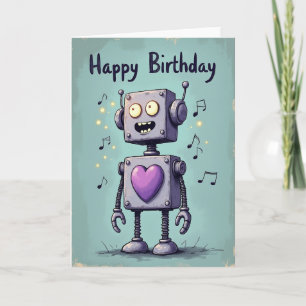 Musical Automaton Birthday Card