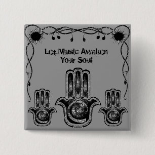 Musical Awakening 15 Cm Square Badge