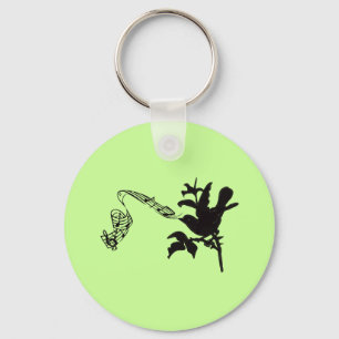 Musical Bird Change Colours Key Ring