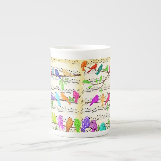 Musical Birds Coffee Mug (Front)