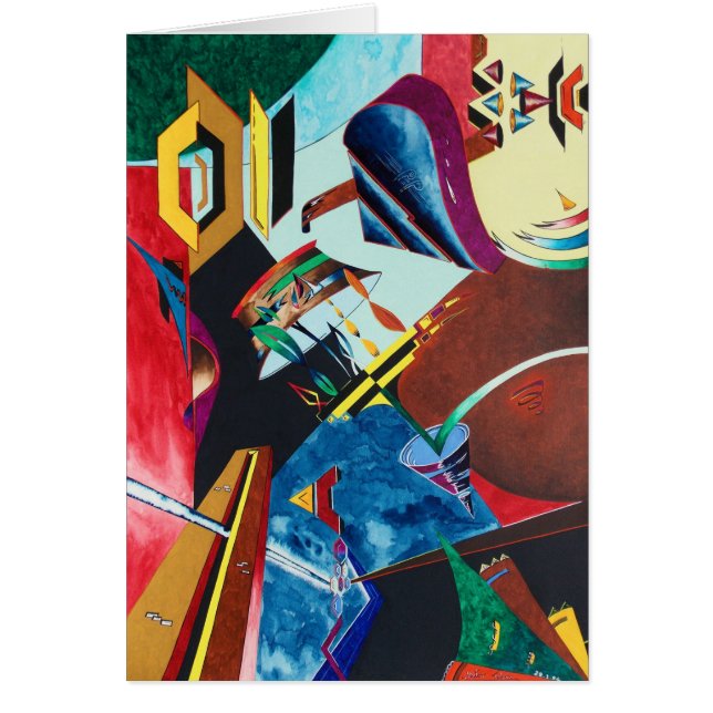 "Musical" Blank card by Viktor Tilson (Front)