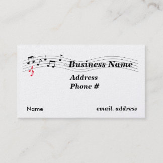 Musical Business Card