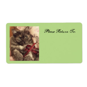 Musical Cat Label by RoseWrites