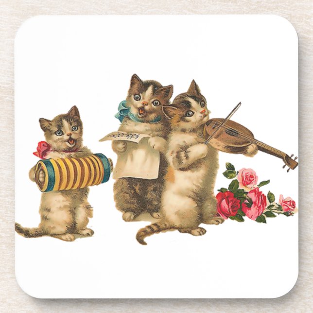 Musical Cats Coaster (Front)