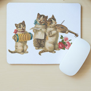 Musical Cats Mouse Pad