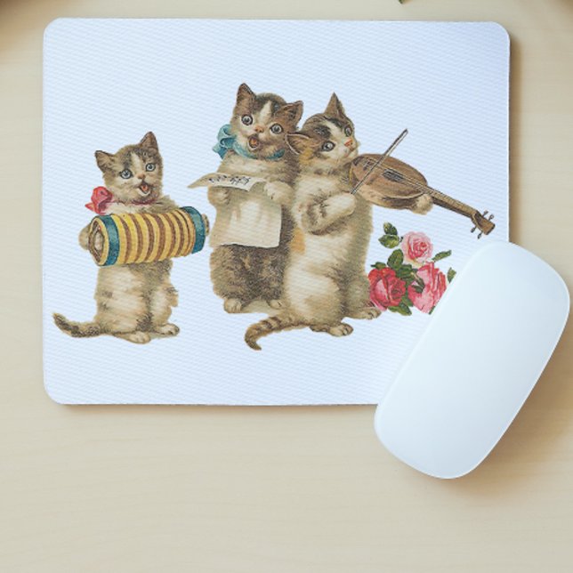 Musical Cats Mouse Pad (Creator Uploaded)