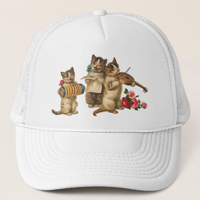 Musical Cats Trucker Hat (Front)
