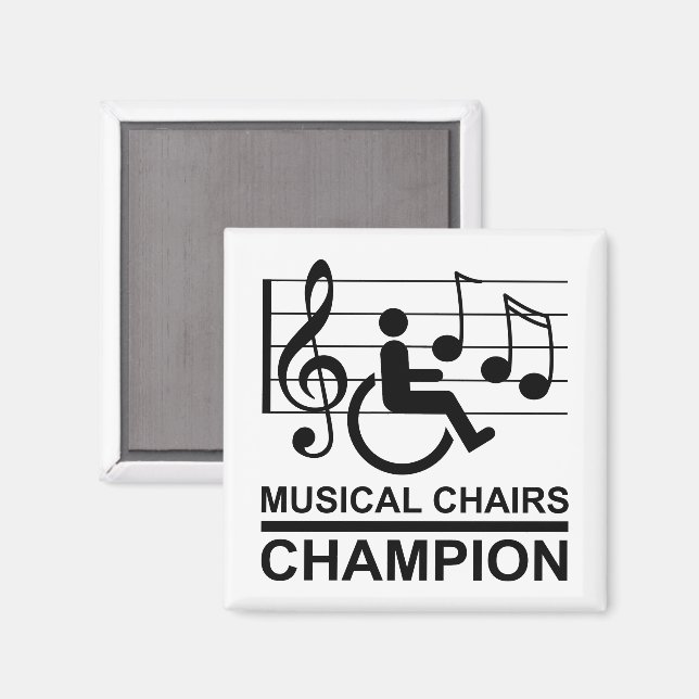 MUSICAL CHAIRS - CHAMPION MAGNET (Front/Back)