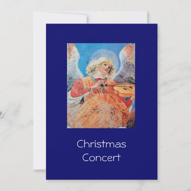 MUSICAL CHRISTMAS ANGEL HOLIDAY CARD (Front)