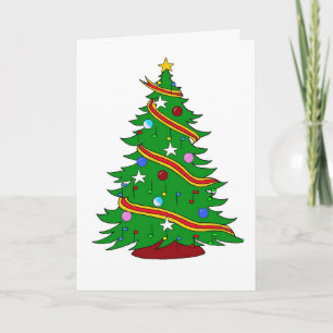 Musical Christmas Tree Holiday Card