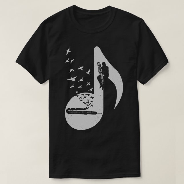 Musical Contrabassoon T-Shirt (Design Front)
